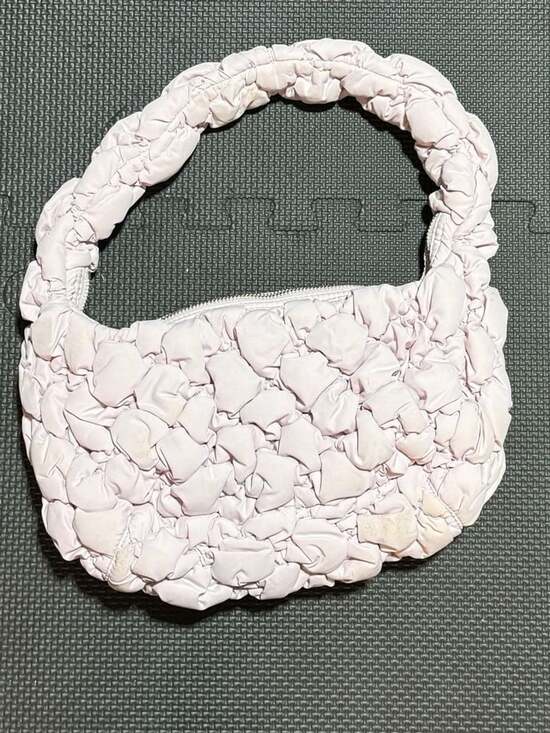 Babaton Handbags - Babaton Aritzia Puffer Quilted Cloud Shoulder Bag Pink
